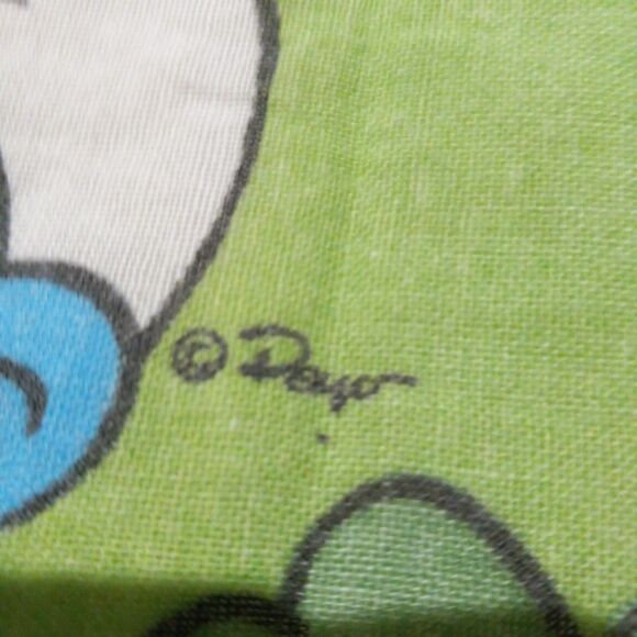 Vintage Wenzel Smurf Sleeping Bag-Birthday Bash-1980s-Lined-Working Zipper - Picture 7 of 11